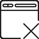 Free Browser Close Icon