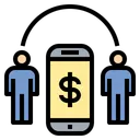 Free Connect Money Online Icon