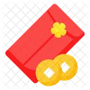 Envelope Gift Coins Icon