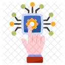Interaction Finger Tap Finger Touch Icon