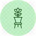 Flower Pot On Stand Flower Pot Icon