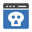 Hacking Website Website Hacking Website Virus Icon