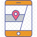 Mobile Navigation Mobile Tracking Mobile Map Icon